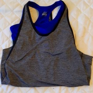 Nike tank with bra